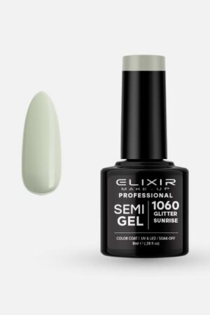 Elixir SemiGel 1060 Glitter Sunrise 8ml geelilakka