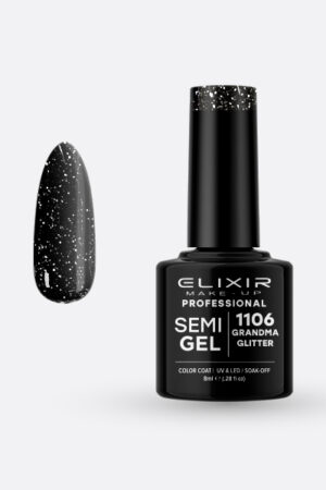 Elixir SemiGel 1106 Grandma Glitter 8ml geelilakka