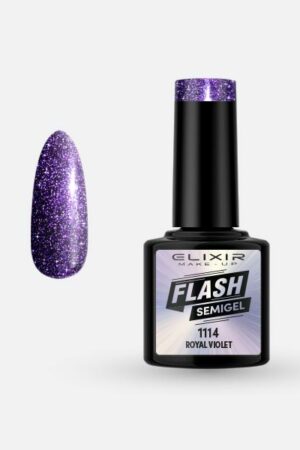 Elixir SemiGel 1114 Flash Royal Violet 8ml geelilakka